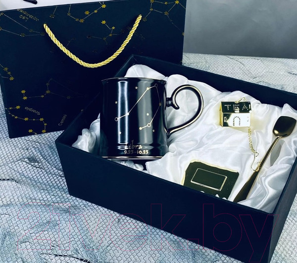 Изображение товара Кружка Lenardi Весы 106-296 (с фильтром и ложкой)