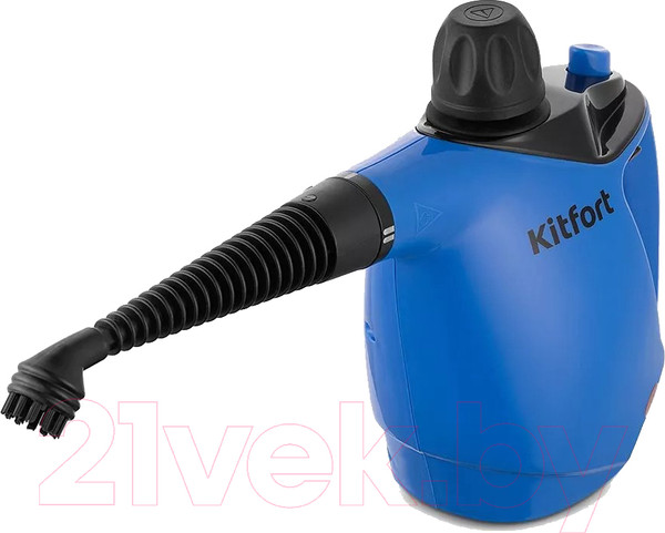 Изображение товара Пароочиститель Kitfort KT-9140-3 (черный/синий)