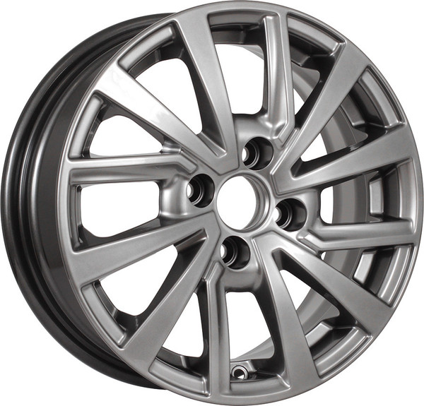 Литой диск KDW KD1430 (КС1093-00) 14x5.5" 4x98мм DIA 58.5мм ET 35мм (Grey Painted) — фото 3