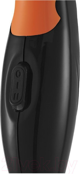 Изображение товара Компактный фен Kitfort KT-3243-2 (черный/оранжевый)