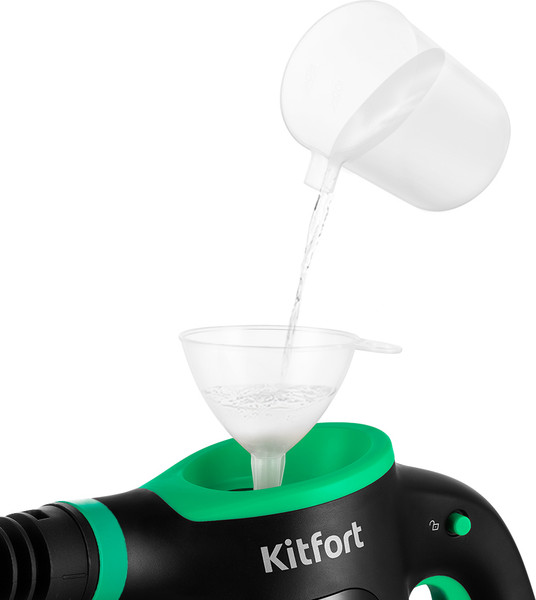 Изображение товара Пароочиститель Kitfort KT-9170-2 (черный/зеленый)