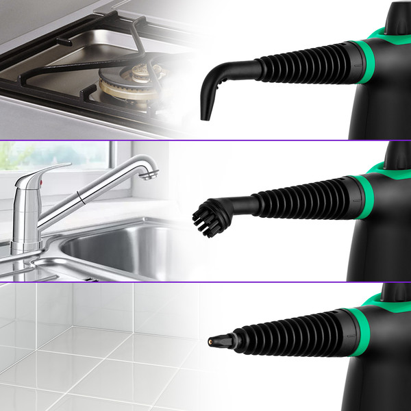 Изображение товара Пароочиститель Kitfort KT-9170-2 (черный/зеленый)