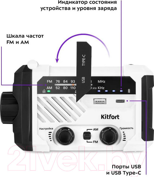 Изображение товара Фонарь Kitfort KT-3374