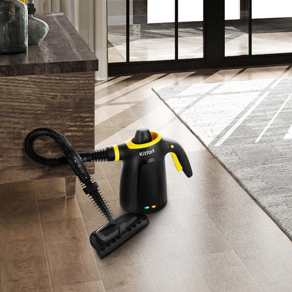 Изображение товара Пароочиститель Kitfort KT-9170-3 (черный/желтый)