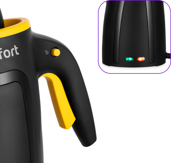 Изображение товара Пароочиститель Kitfort KT-9170-3 (черный/желтый)