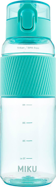 Изображение товара Бутылка для воды Miku PL-BTL-750-TRQ (бирюзовый)