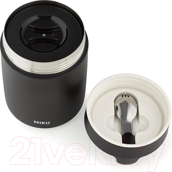 Изображение товара Термос для еды Miku TH-FD-1500BLK (1.5л, черный)