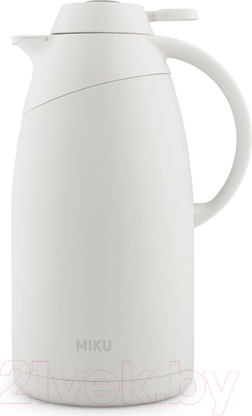 Изображение товара Термос-кувшин Miku TH-JG-1900WHT (1.9л, белый)
