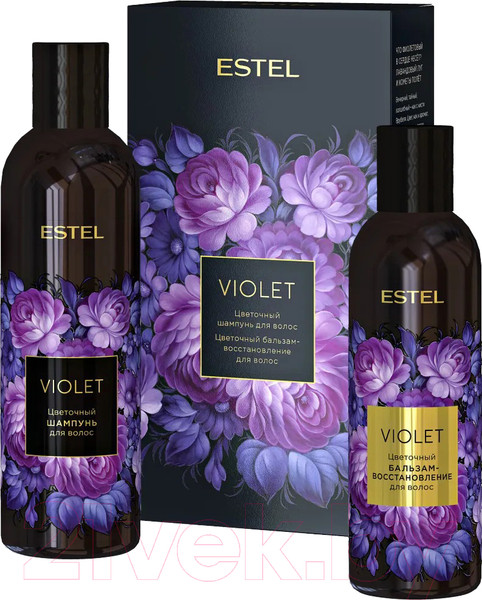 Изображение товара Набор косметики для волос Estel Violet Шампунь 250мл+Бальзам 200мл