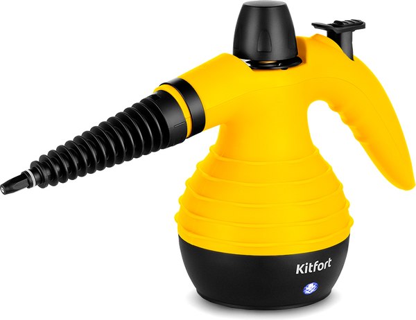 Изображение товара Пароочиститель Kitfort KT-9193-3 (черный/желтый)