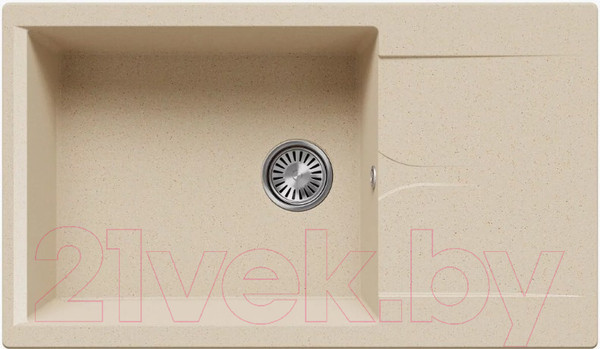 Изображение товара Мойка кухонная Polygran Gals 862 (опал)