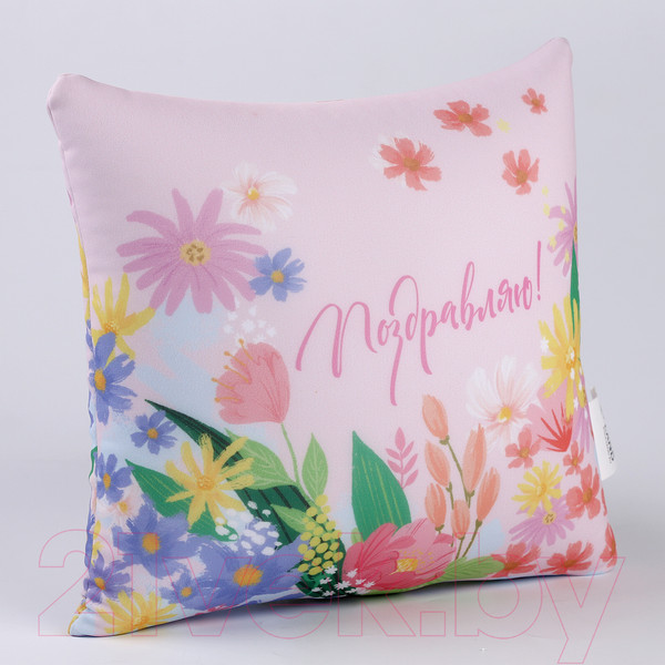 Изображение товара Подушка декоративная Mni Mnu Поздравляю / 10111055