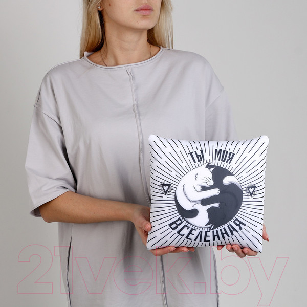 Изображение товара Подушка декоративная Mni Mnu Ты моя вселенная / 10111059