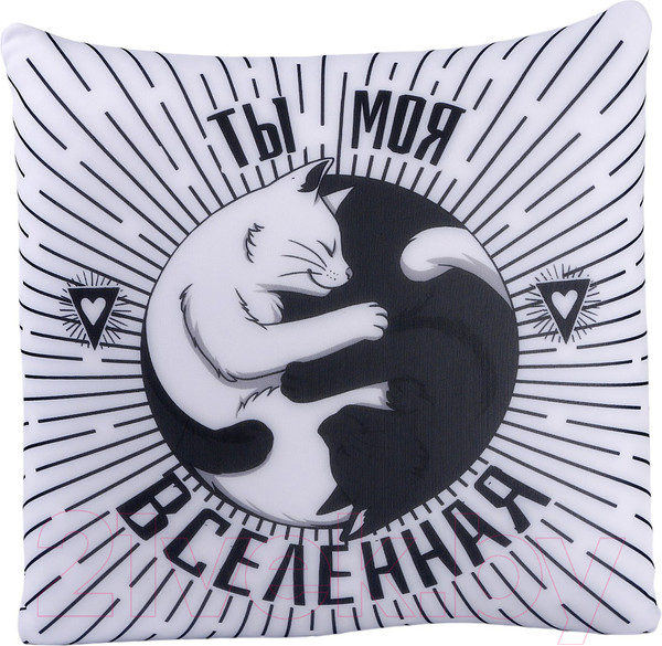 Изображение товара Подушка декоративная Mni Mnu Ты моя вселенная / 10111059