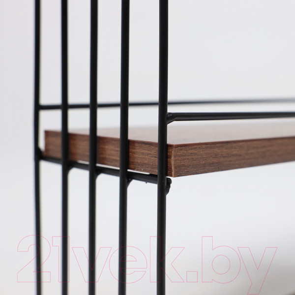 Изображение товара Полка AksHome Daisy Навесная (черный)