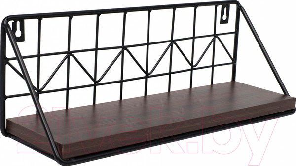 Изображение товара Полка AksHome Linna Навесная (черный)