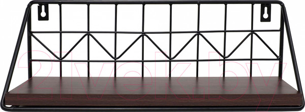 Изображение товара Полка AksHome Linna Навесная (черный)