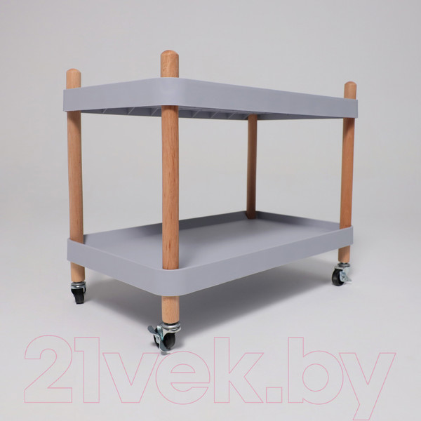 Изображение товара Этажерка AksHome Agnes (серый)