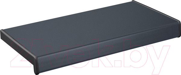Изображение товара Подоконник Renolit ПВХ Антрацит Сатин с заглушкой 350x2200