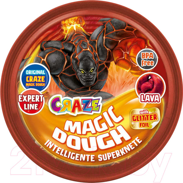 Изображение товара Набор для творчества Craze Magic Dough Попрыгунчик Красная лава / 34903.D