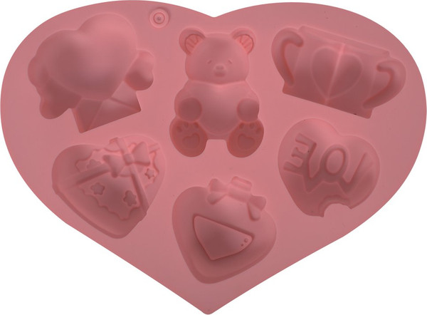 Изображение товара Форма для шоколада Мультидом Сердце VL80-556