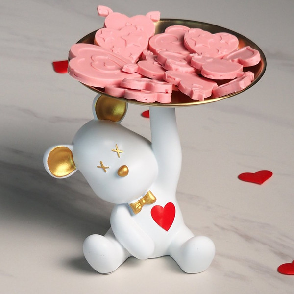 Изображение товара Форма для шоколада Мультидом Сердечки ассорти VL80-558