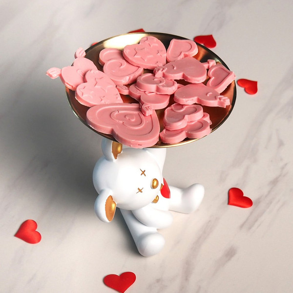 Изображение товара Форма для шоколада Мультидом Сердечки ассорти VL80-558