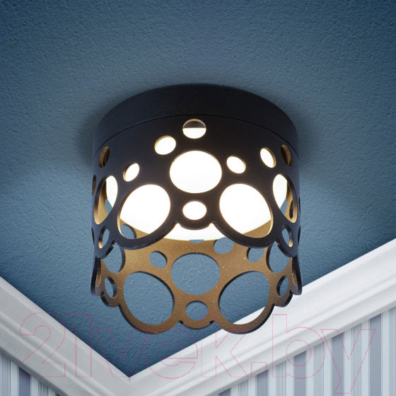 Изображение товара Точечный светильник ЭРА DK115 SBK / Б0061184 (черный матовый)