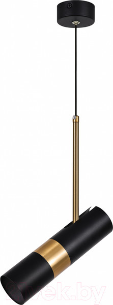 Изображение товара Потолочный светильник ЭРА PL33 BK/GD MR16 GU10 / Б0061382 (черный/золото)