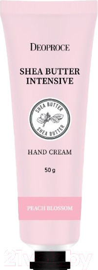 Изображение товара Крем для рук Deoproce Shea Butter Intensive Hand Cream Peach Blossom (50г)