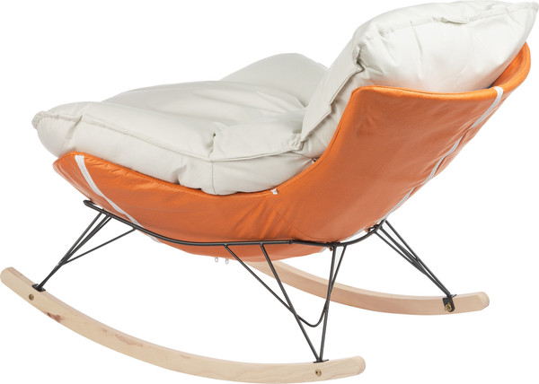 Изображение товара Кресло-качалка Mio Tesoro Монга (оранжевый/белый)