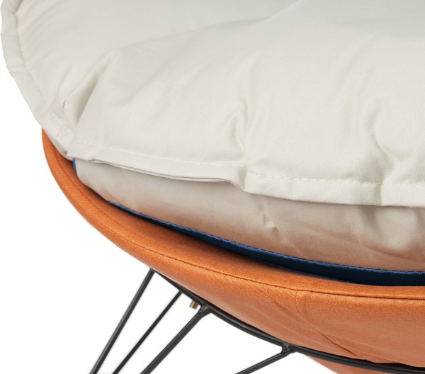 Изображение товара Кресло-качалка Mio Tesoro Монга (оранжевый/белый)