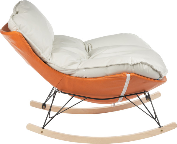Изображение товара Кресло-качалка Mio Tesoro Монга (оранжевый/белый)