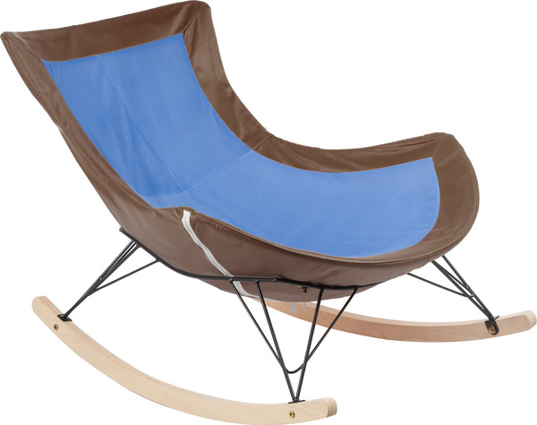 Изображение товара Кресло-качалка Mio Tesoro Монга (коричневый/ белый)