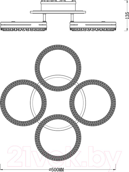 Изображение товара Люстра ESCADA Fianit 10282/4LED
