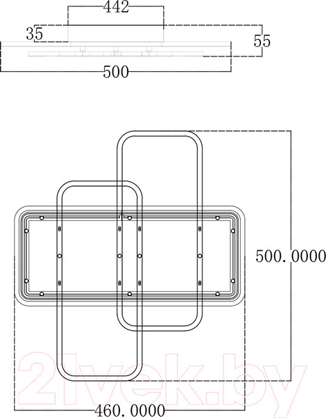 Изображение товара Потолочный светильник ESCADA Space 10215/S LED