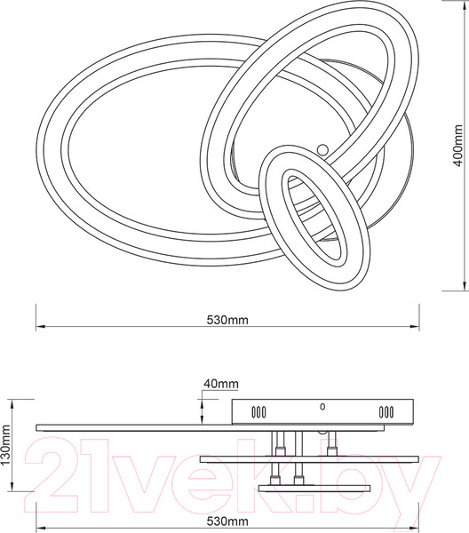 Изображение товара Люстра ESCADA Volume 10241/3LED
