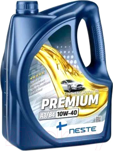 Изображение товара Моторное масло Neste Premium A3/B4 10W40 / 116145 (4л)