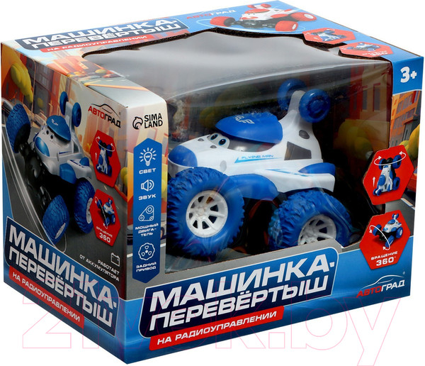 Изображение товара Радиоуправляемая игрушка Автоград Перевертыш 288 / 9889292 (синий)