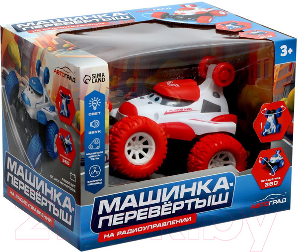 Изображение товара Радиоуправляемая игрушка Автоград Перевертыш 288 / 9889293 (красный)