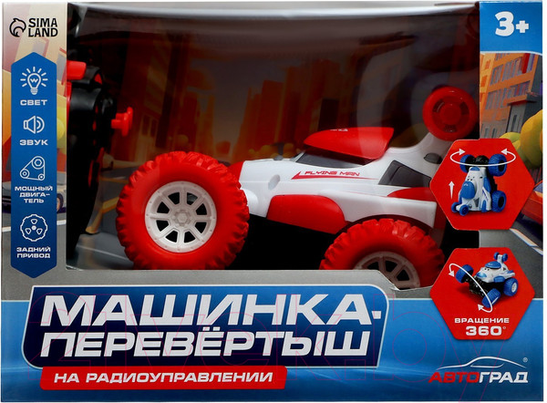 Изображение товара Радиоуправляемая игрушка Автоград Перевертыш 288 / 9889293 (красный)