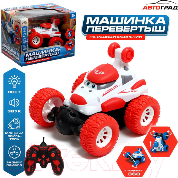 Изображение товара Радиоуправляемая игрушка Автоград Перевертыш 288 / 9889293 (красный)