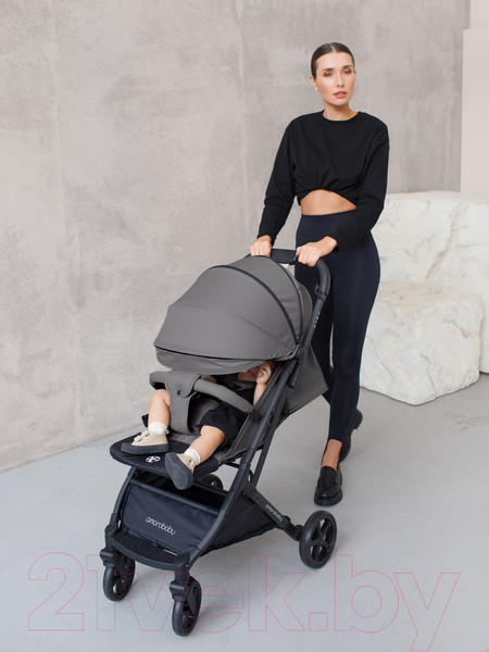 Изображение товара Детская прогулочная коляска Amarobaby Airy / AB23-10AIRY/11 (серый)