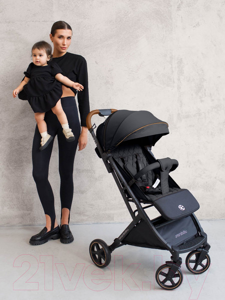 Изображение товара Детская прогулочная коляска Amarobaby Airy / AB23-10AIRY/09 (черный)