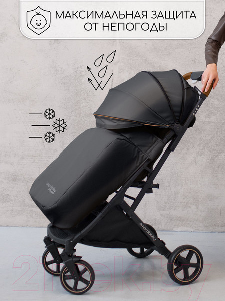 Изображение товара Детская прогулочная коляска Amarobaby Airy / AB23-10AIRY/09 (черный)