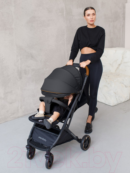 Изображение товара Детская прогулочная коляска Amarobaby Airy / AB23-10AIRY/09 (черный)