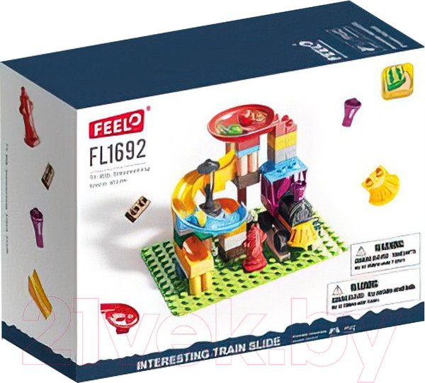 Изображение товара Конструктор кинетический Sima-Land Шарики. Поезд-горка FL1692 / 9893162