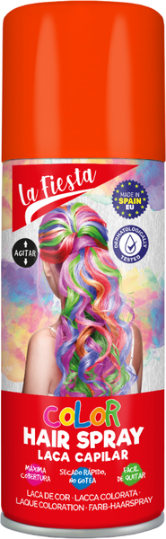 Изображение товара Тонирующий спрей для волос La Fiesta Laca Capilar Fluorescente Naranja (125мл)