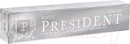 Изображение товара Зубная паста PresiDent White 100 RDA (75г)