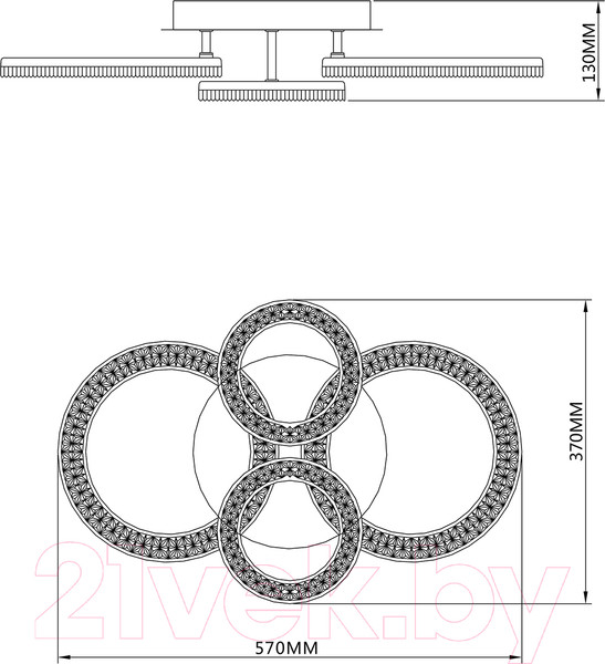 Изображение товара Люстра ESCADA Alunit 10281/4LED